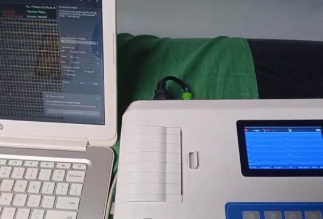 ECG300G conectado a PC